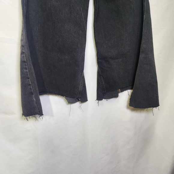 Free People We The Free Womens Ripple Wide Leg Cropped Pieced Jeans Size 25 - Picture 8 of 12